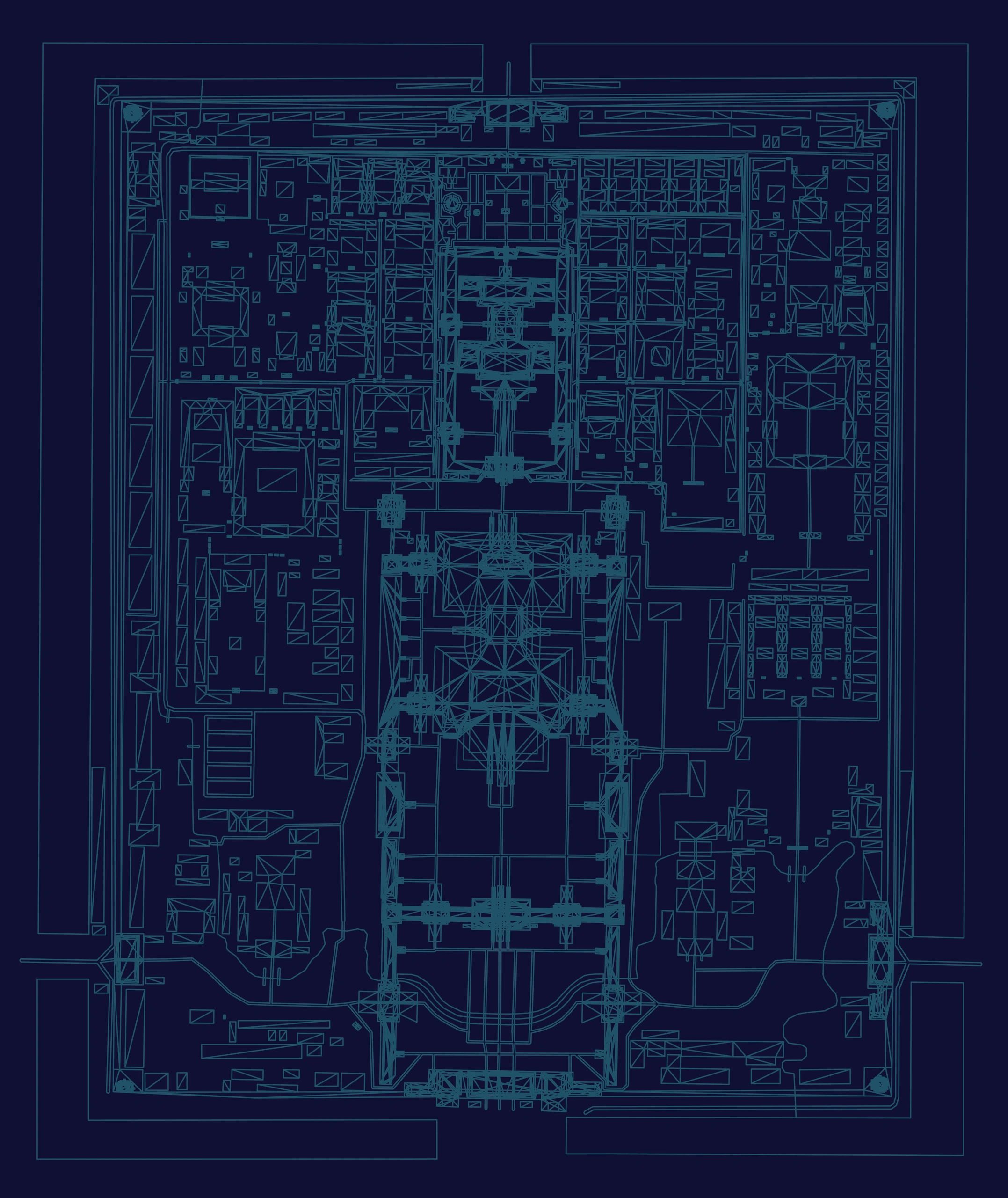 cyber-noir high-tech blueprint prompt library digital product