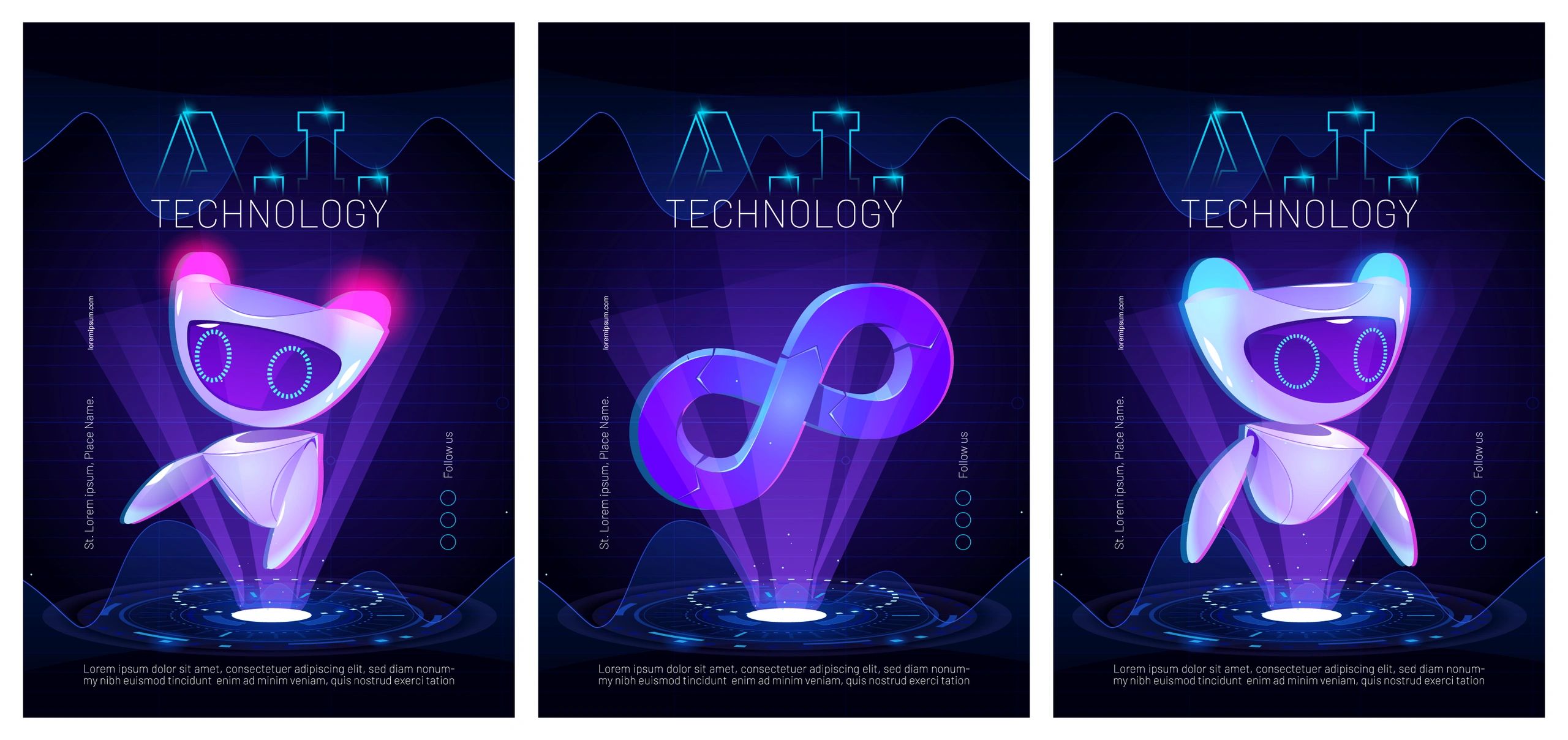 cyber-noir high-tech blueprint digital e-book cover volume 2 AI business